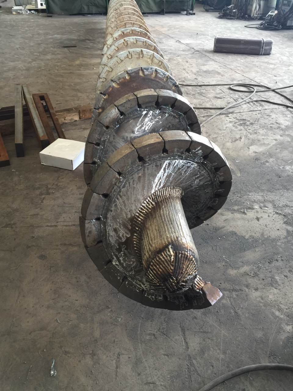 螺旋葉片耐磨處理 螺旋葉片耐磨處理